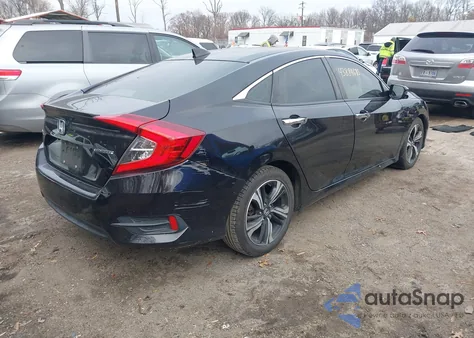 2018 Honda Civic Touring from USA, damaged, VIN JHMFC1F98JX027242